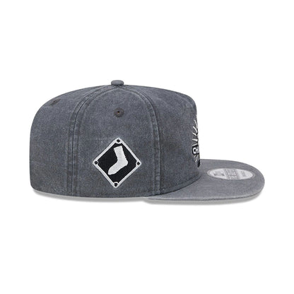 This is a Chicago White Sox Pigment Dyed Dark Grey Golfer Cap 6