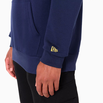 The Male model is wearing Indiana Pacers NBA Navy Pullover Hoodie 5