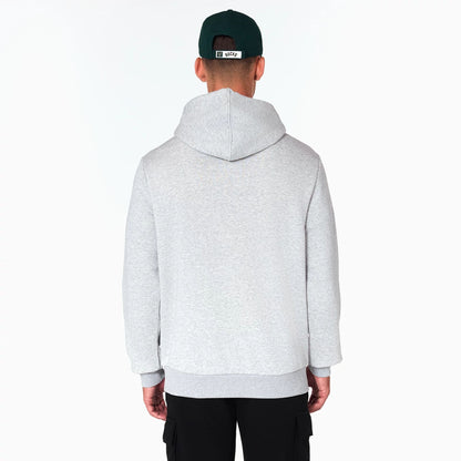 The Male model is wearing Milwaukee Bucks NBA Grey Pullover Hoodie 7