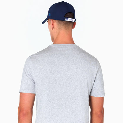 The Male model is wearing Oklahoma City Thunder NBA Grey T-Shirt 6