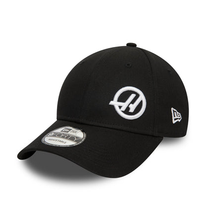 This is a Haas Formula 1 Flawless Black 9FORTY Adjustable Cap 1