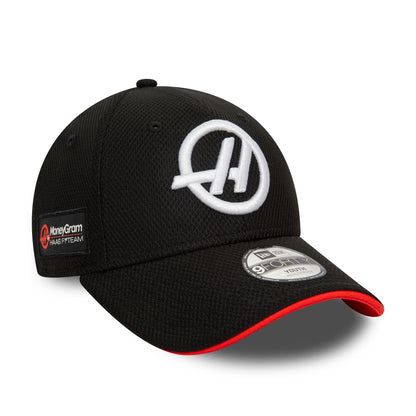 This is a Haas Formula 1 Youth Team Black 9FORTY Adjustable Cap 3