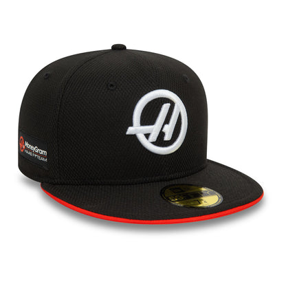 This is a MoneyGram Haas F1 Team Black 59FIFTY Fitted Cap 3