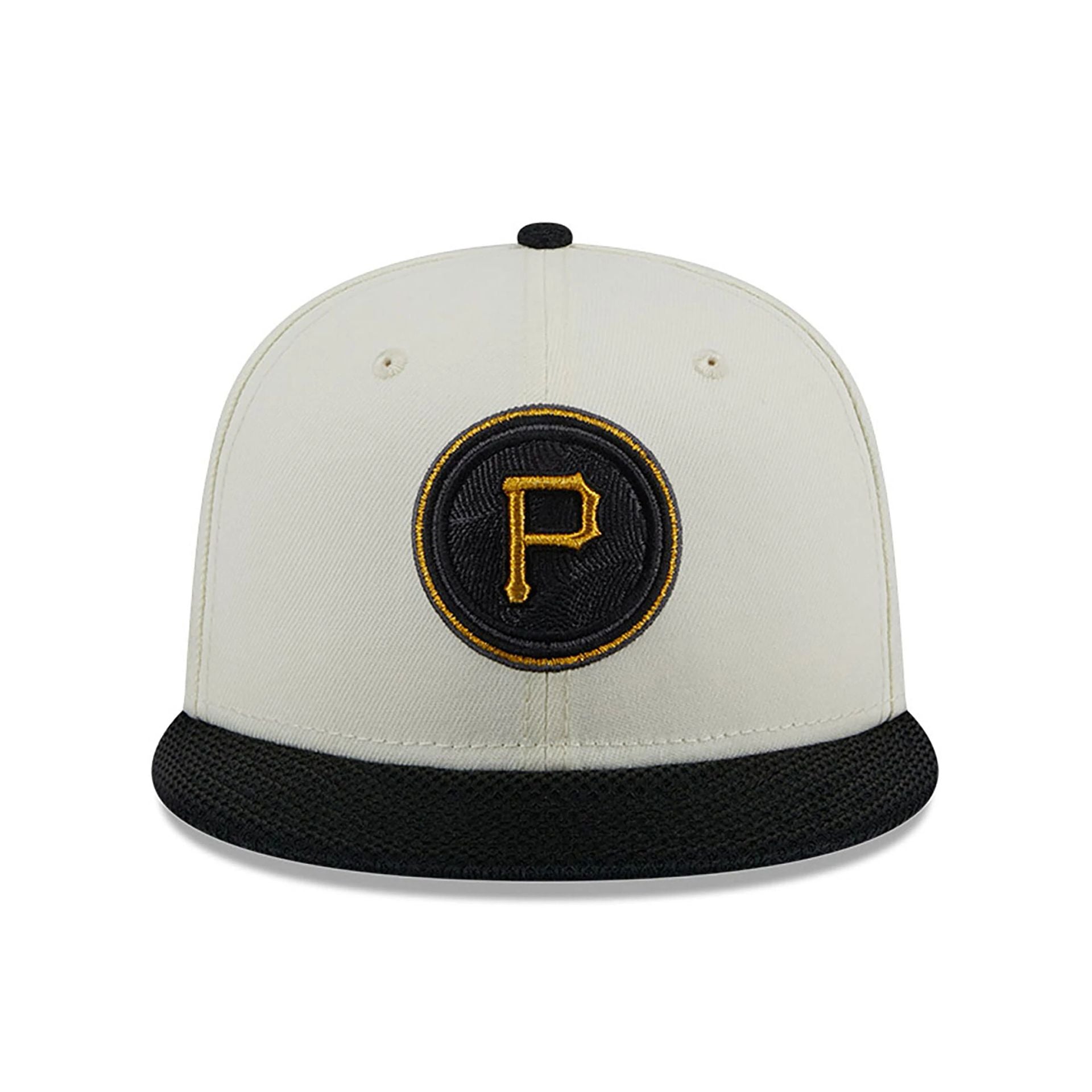 This is a Pittsburgh Pirates City Mesh Chrome White 59FIFTY Fitted Cap 3