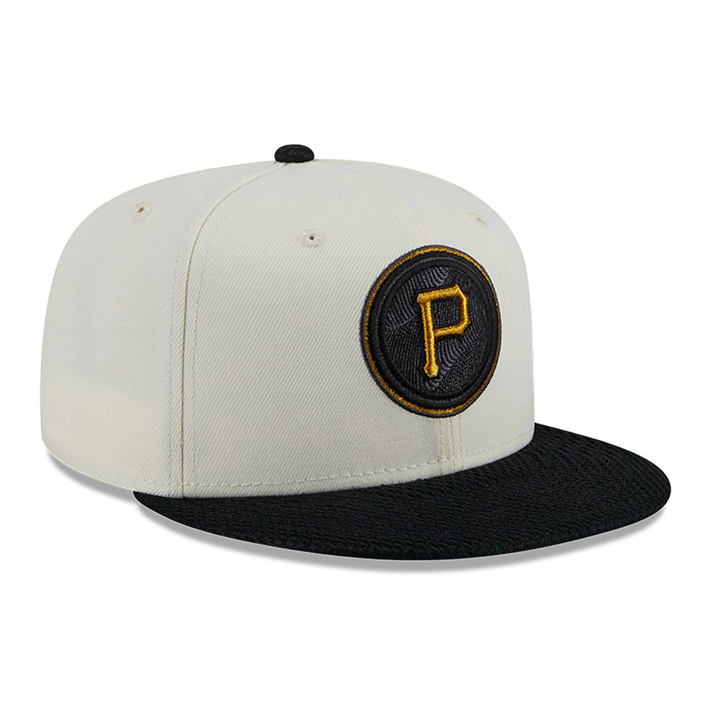 This is a Pittsburgh Pirates City Mesh Chrome White 59FIFTY Fitted Cap 4