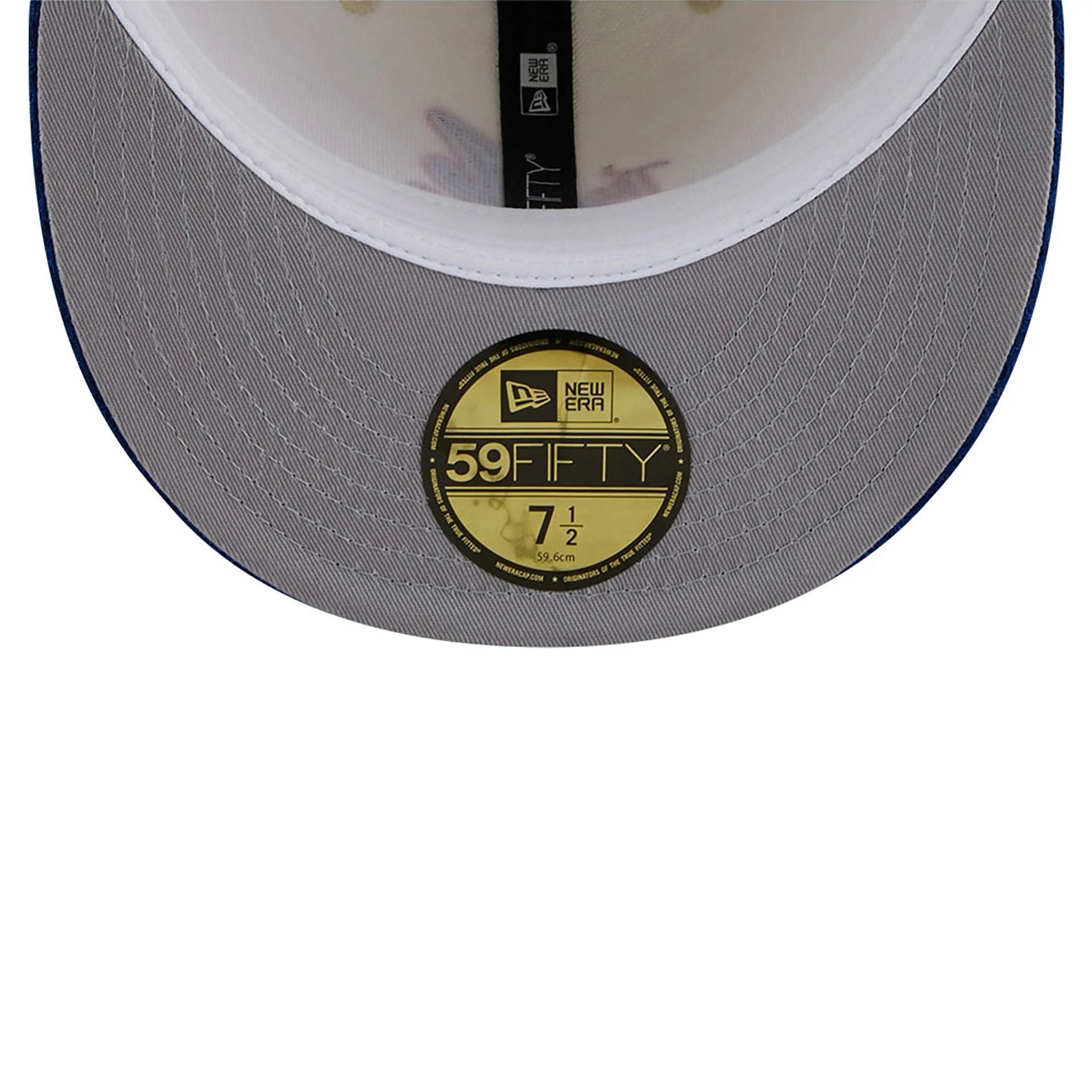 This is a Atlanta Braves City Mesh Chrome White 59FIFTY Fitted Cap 2