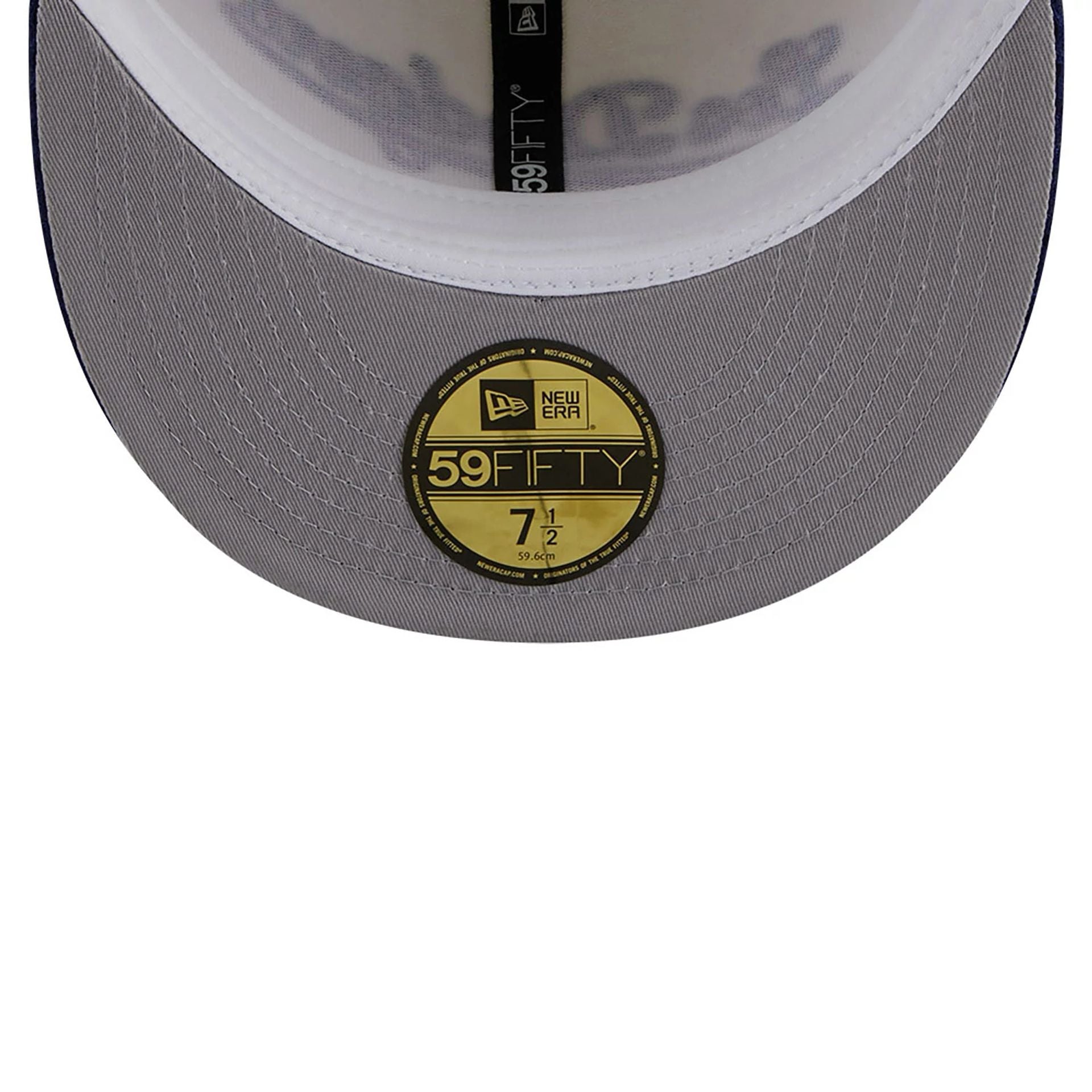 This is a LA Dodgers City Mesh White 59FIFTY Fitted Cap 2