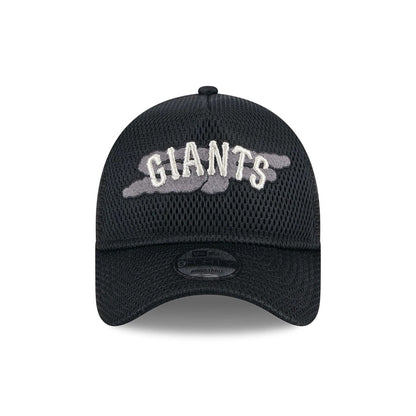 This is a San Francisco Giants City Mesh Black 9FORTY A-Frame Adjustable Trucker Cap 4