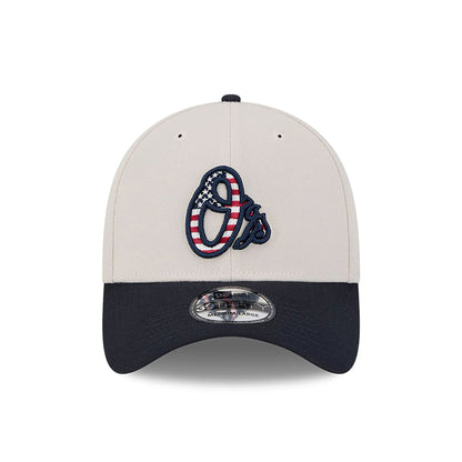 This is a Baltimore Orioles MLB 4th Of July Navy 39THIRTY Stretch Fit Cap 4