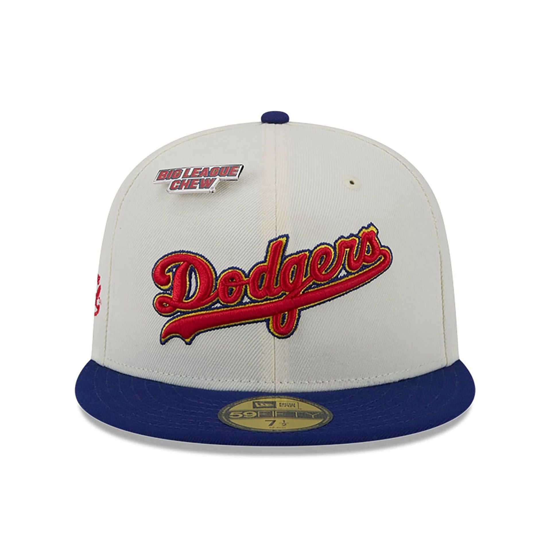 This is a LA Dodgers MLB Big League Chew White 59FIFTY Fitted Cap 4