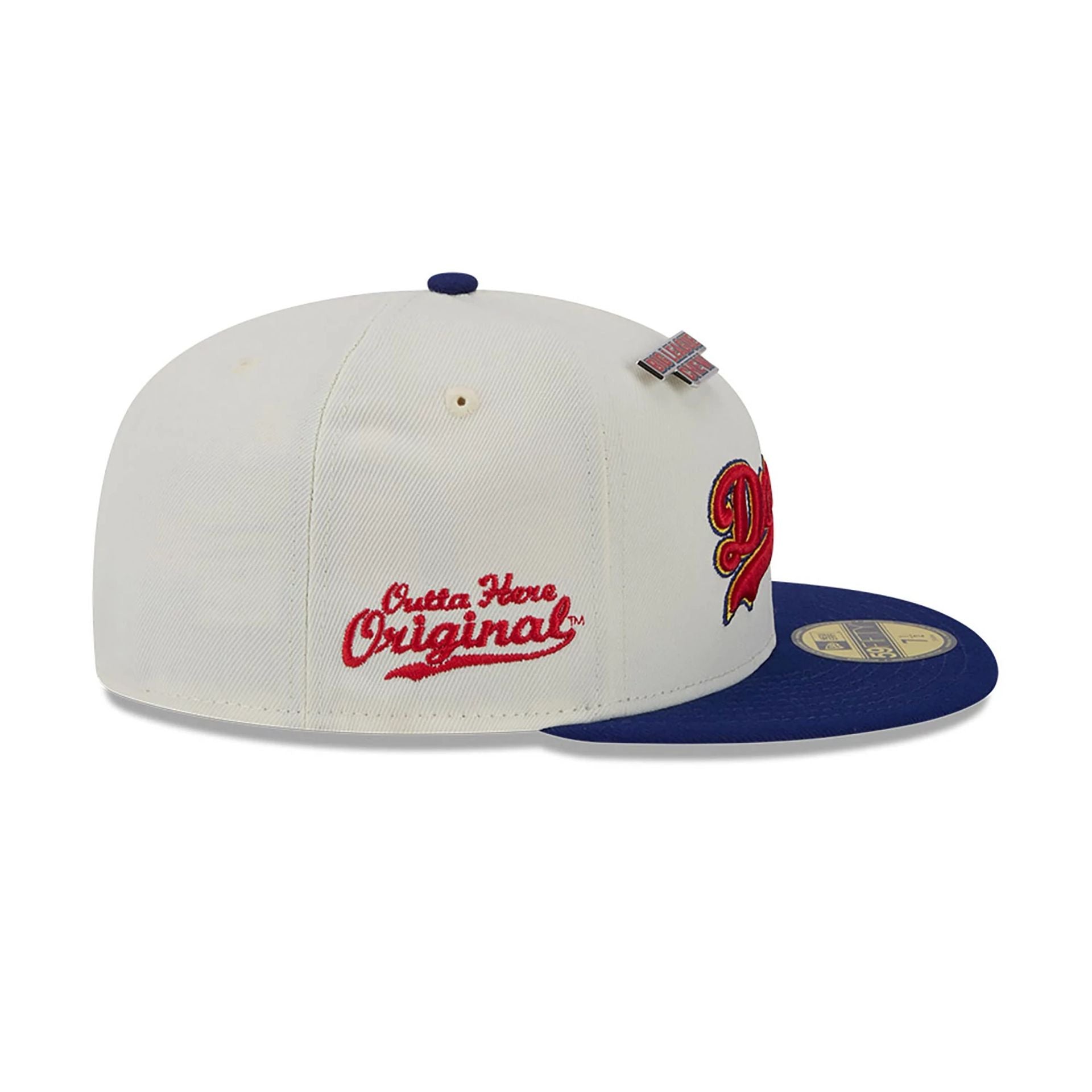 This is a LA Dodgers MLB Big League Chew White 59FIFTY Fitted Cap 6