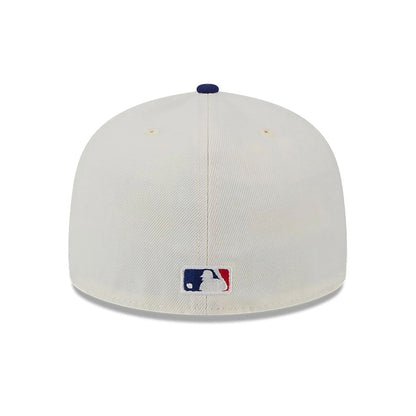 This is a New York Yankees MLB Big League Chew White 59FIFTY Fitted Cap 7