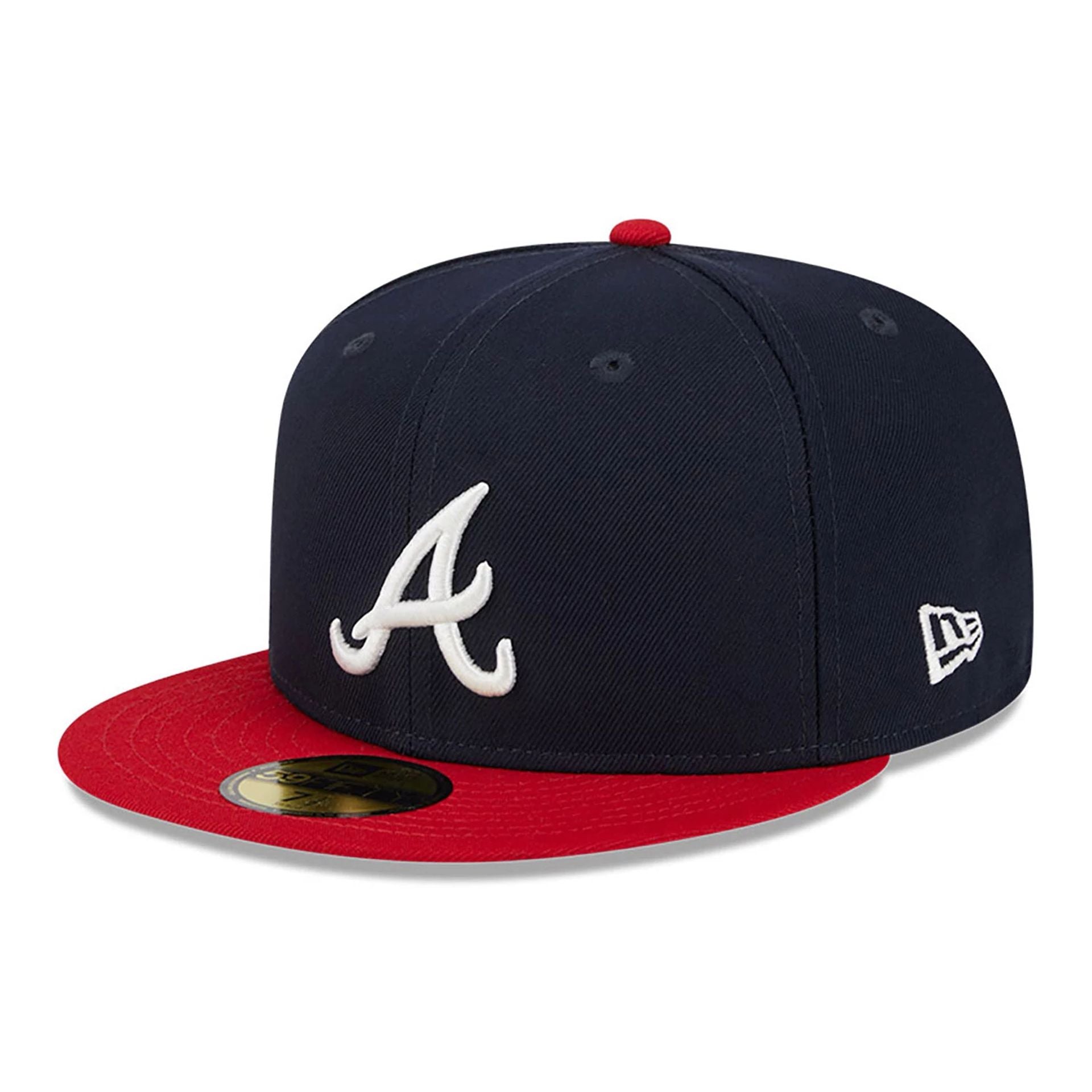 This is a Atlanta Braves MLB Big League Chew Navy 59FIFTY Fitted Cap 7