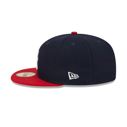 This is a Atlanta Braves MLB Big League Chew Navy 59FIFTY Fitted Cap 5