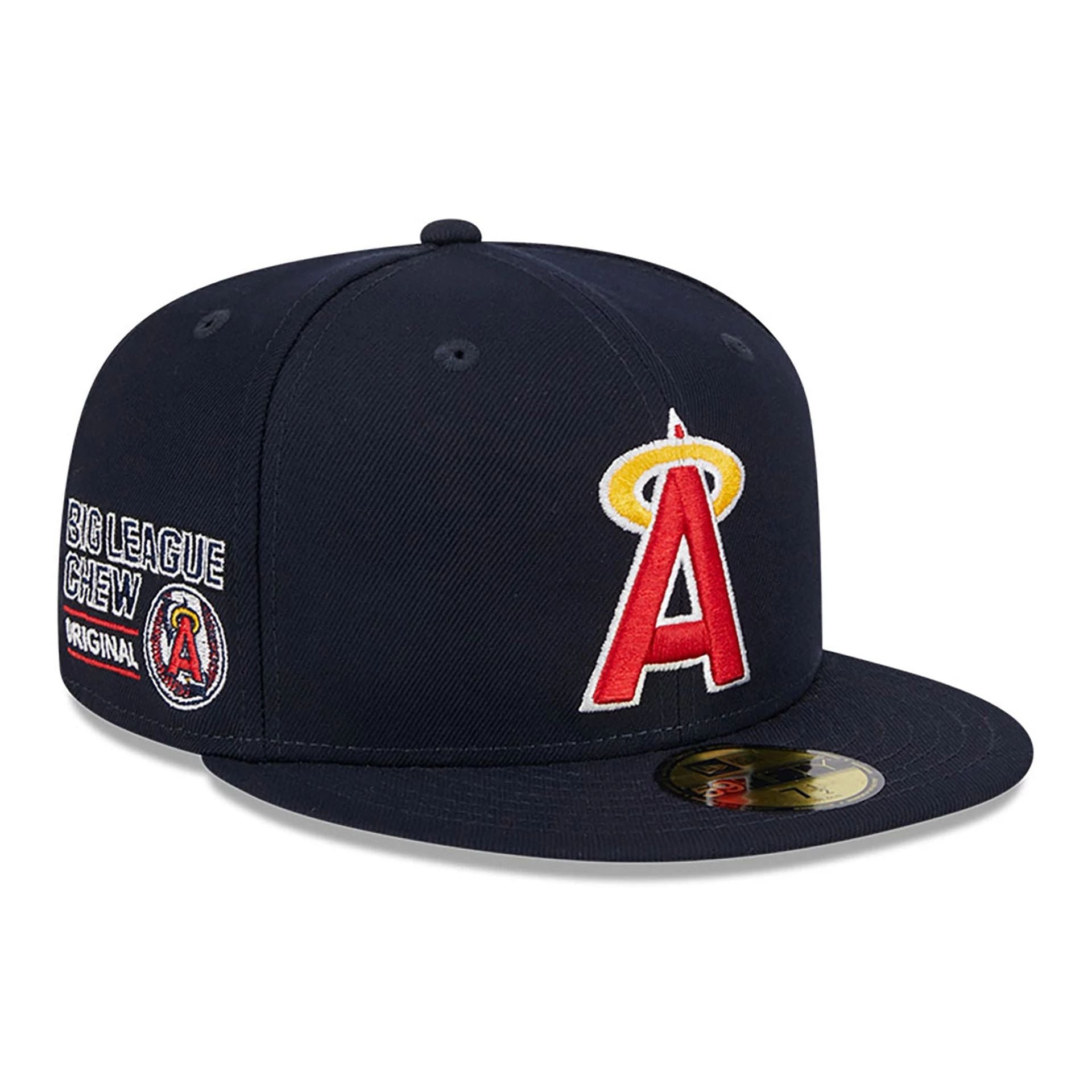 This is a LA Angels MLB Big League Chew Navy 59FIFTY Fitted Cap 1