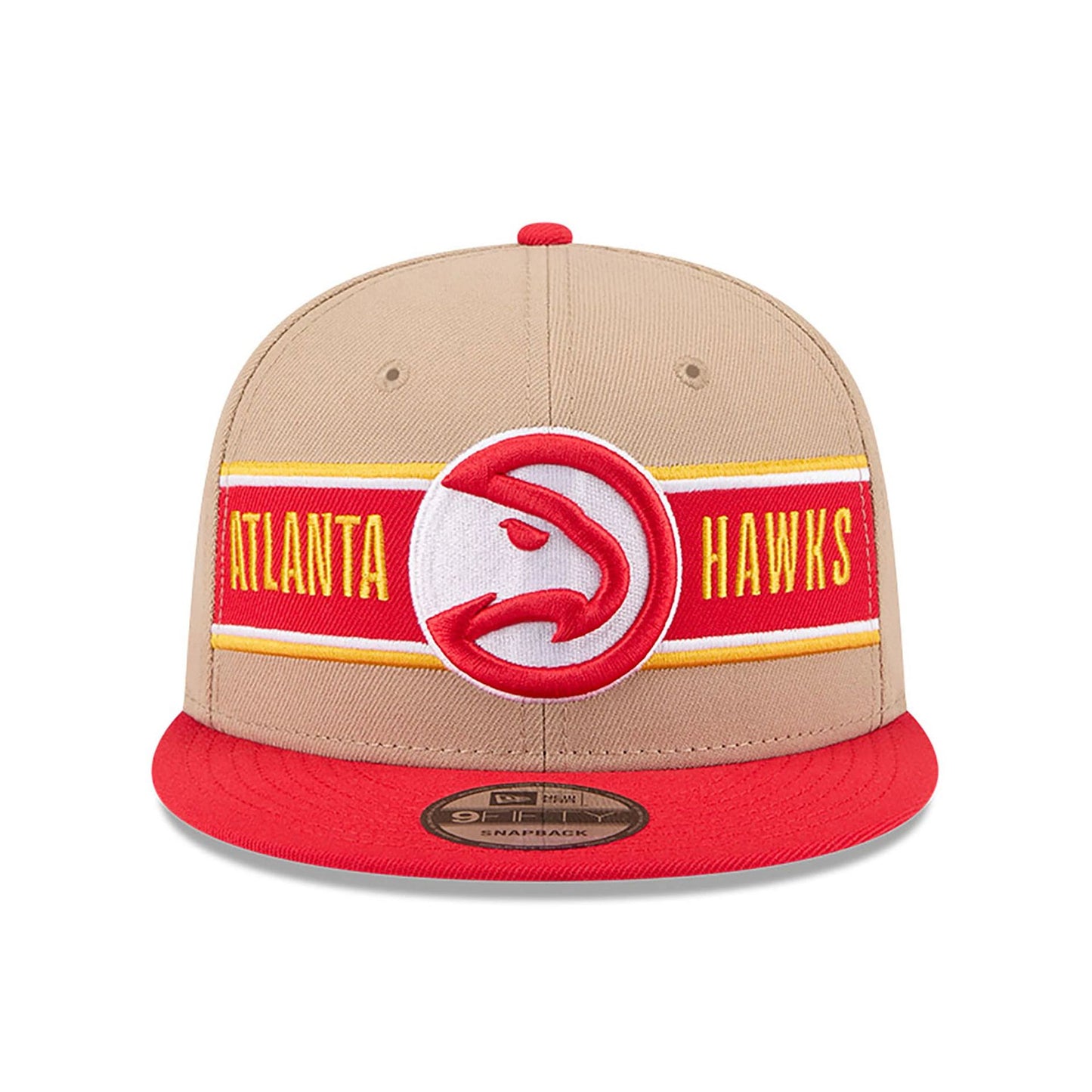 This is a Atlanta Hawks NBA Draft Beige 9FIFTY Snapback Cap 4