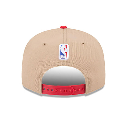 This is a Atlanta Hawks NBA Draft Beige 9FIFTY Snapback Cap 6