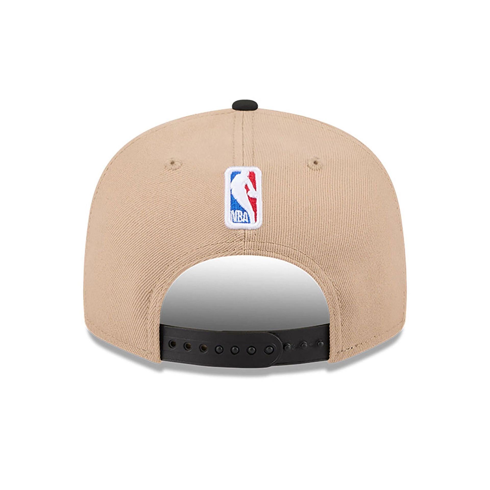 This is a Brooklyn Nets NBA Draft Beige 9FIFTY Snapback Cap 5