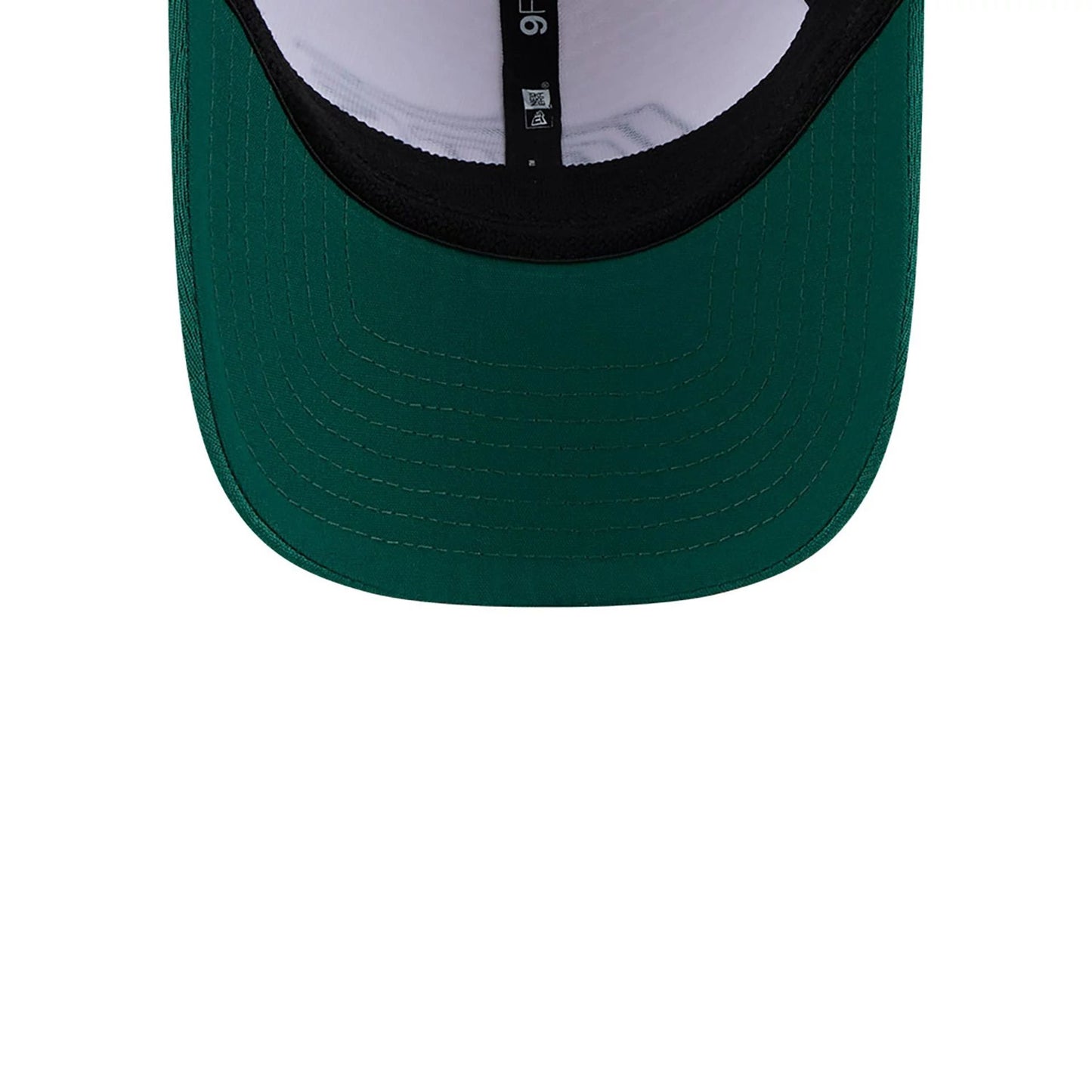 This is a New York Jets NFL Training 2024 White 9FORTY Stretch Snap Cap 4