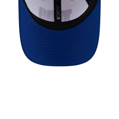 This is a New York Giants NFL Training 2024 White 9FORTY Stretch Snap Cap 4