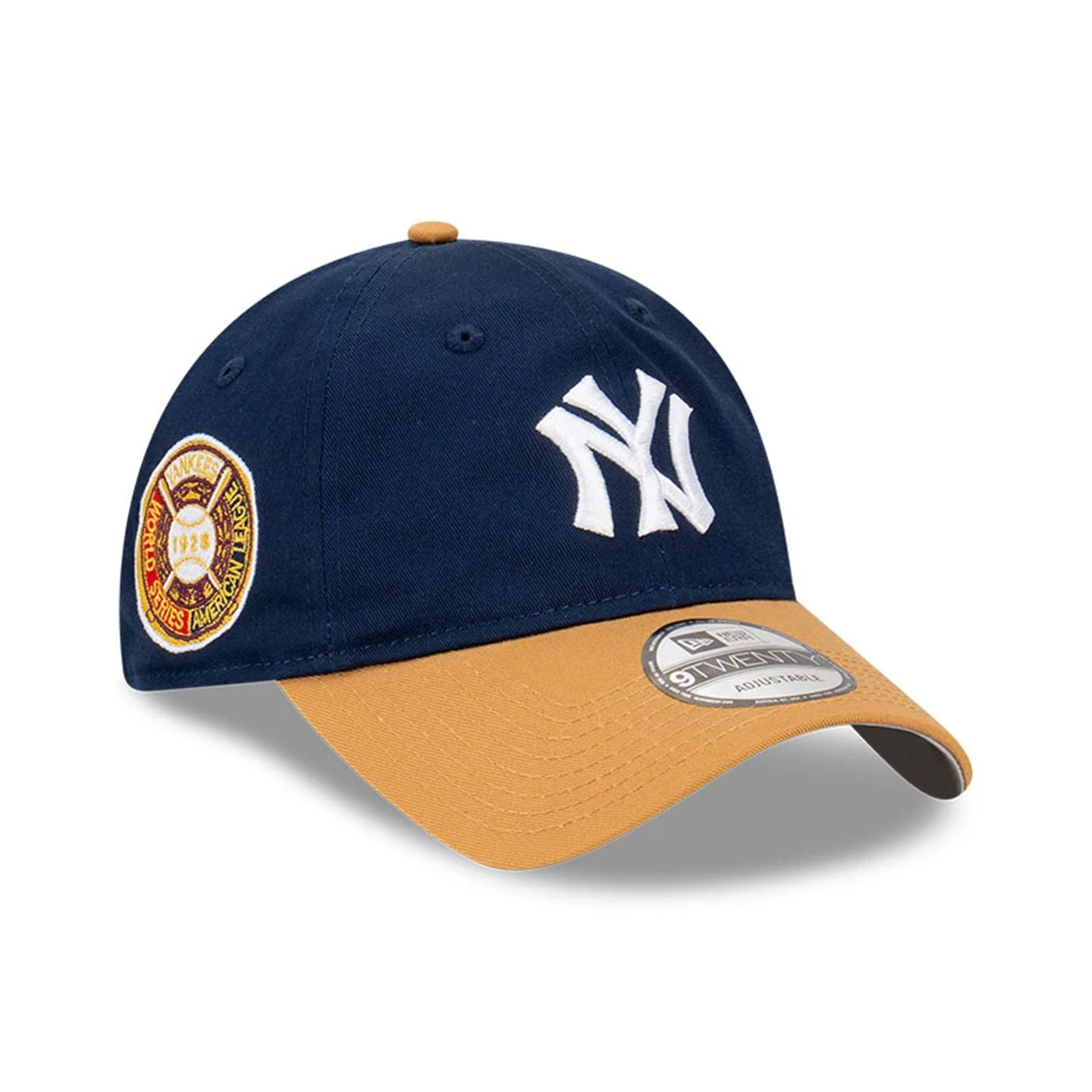 This is a New York Yankees World Series Dark Blue 9TWENTY Adjustable Cap 1