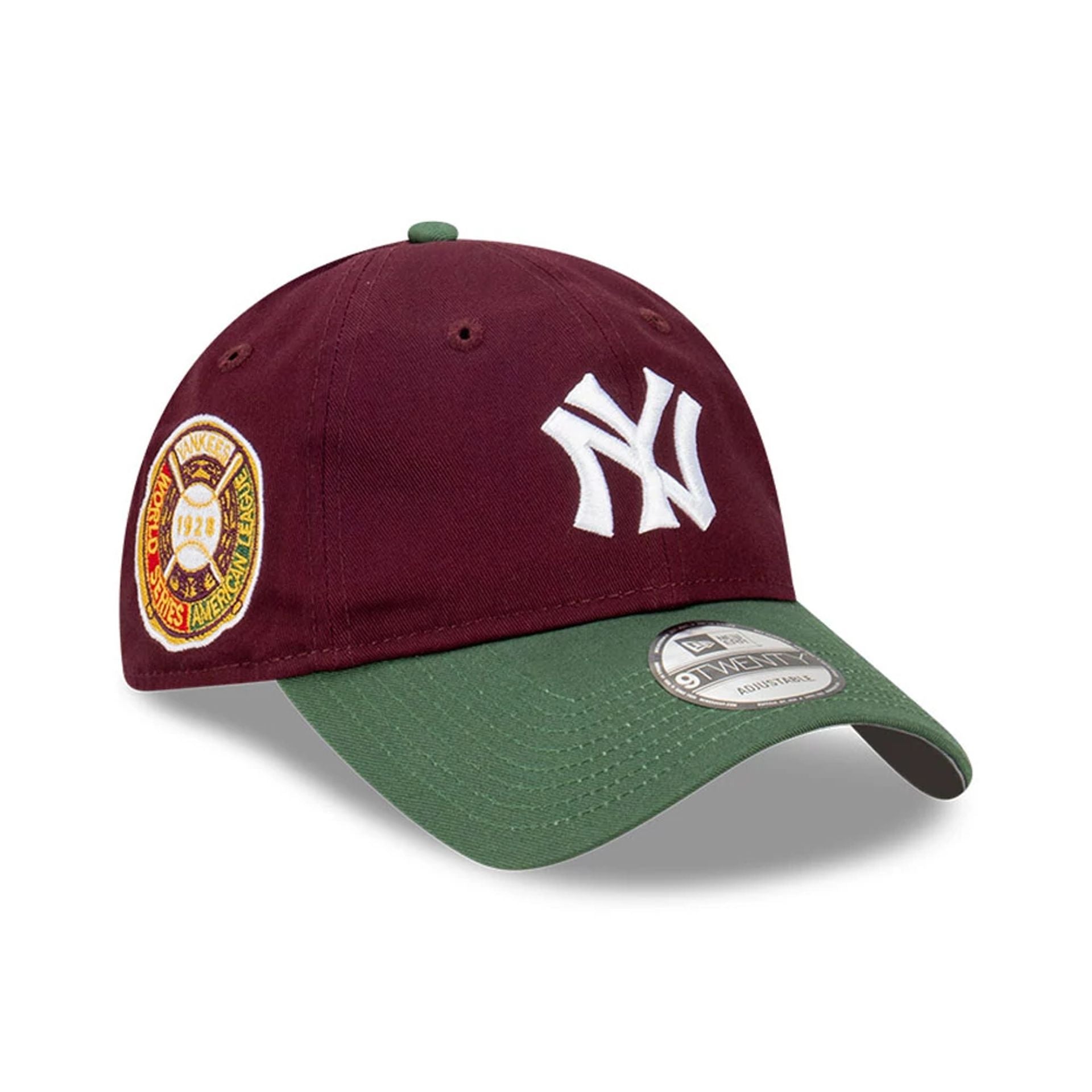 This is a New York Yankees World Series Dark Purple 9TWENTY Adjustable Cap 1