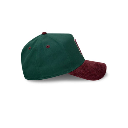 This is a LA Dodgers Rhubarb Cord Dark Green 9FORTY A-Frame Adjustable Cap 7