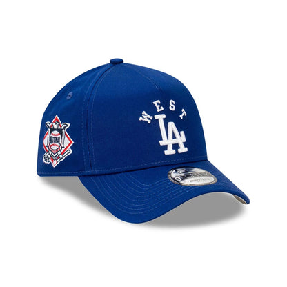 This is a LA Dodgers Team Division Dark Blue 9FORTY A-Frame Adjustable Cap 1