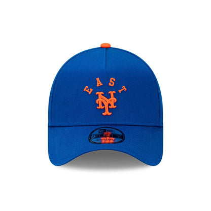 This is a New York Mets Team Division Blue 9FORTY A-Frame Adjustable Cap 3