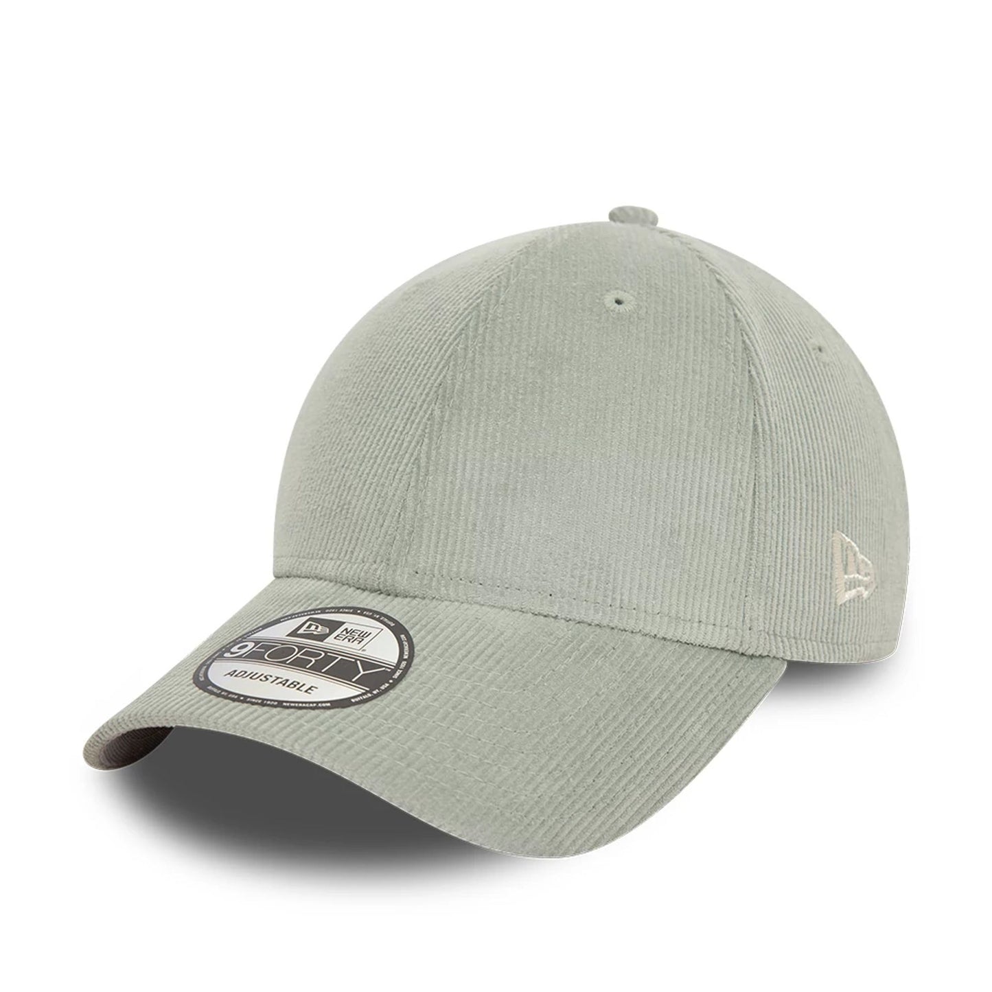 This is a New Era Cord Grey 9FORTY Adjustable Cap 4