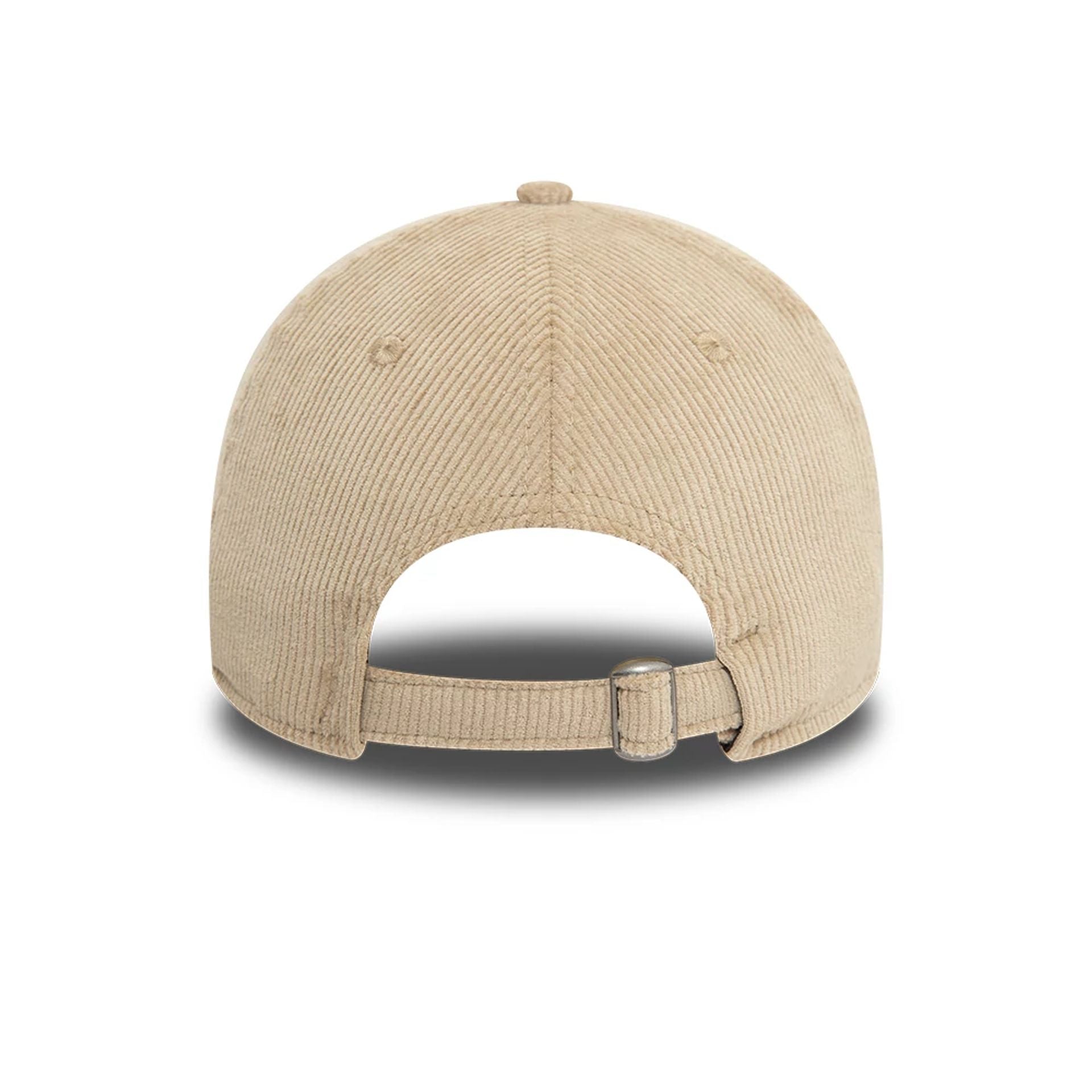 This is a New Era Cord Light Beige 9TWENTY Adjustable Cap 2