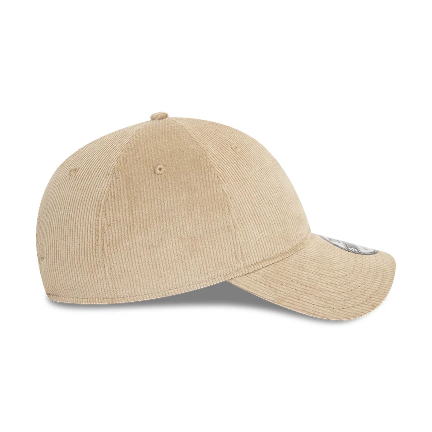 This is a New Era Cord Light Beige 9TWENTY Adjustable Cap 7