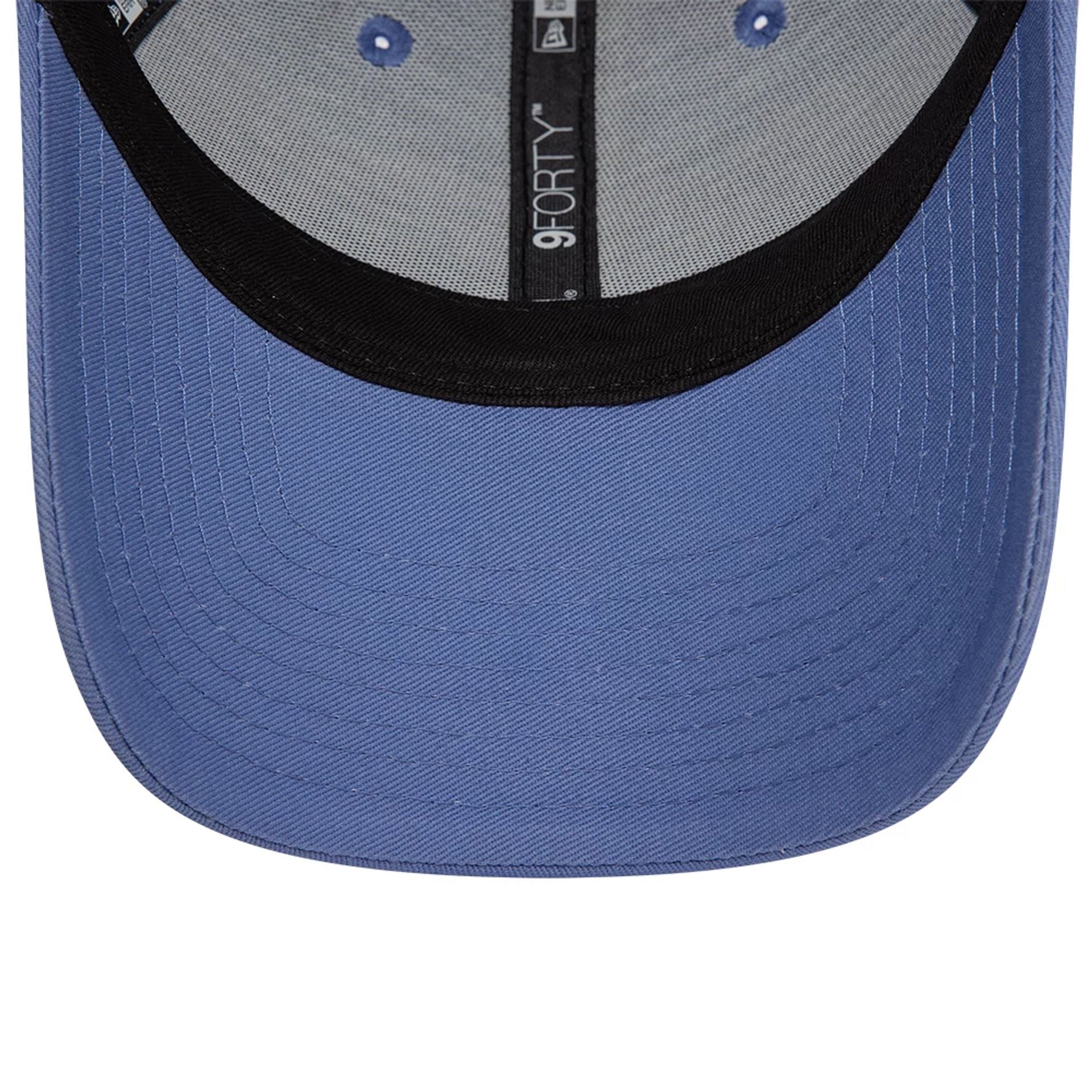 This is a New Era Essential Blue 9FORTY Adjustable Cap 5