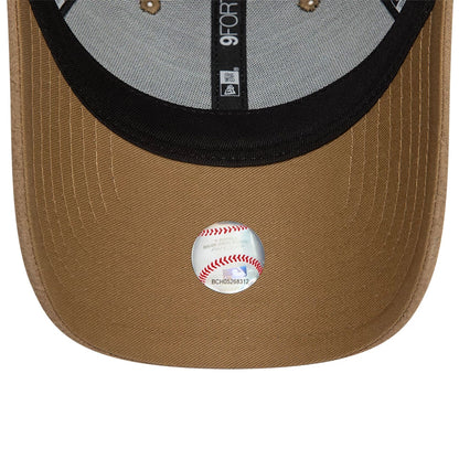 This is a Atlanta Braves Womens Bubble Stitch Brown 9FORTY Adjustable Cap 5