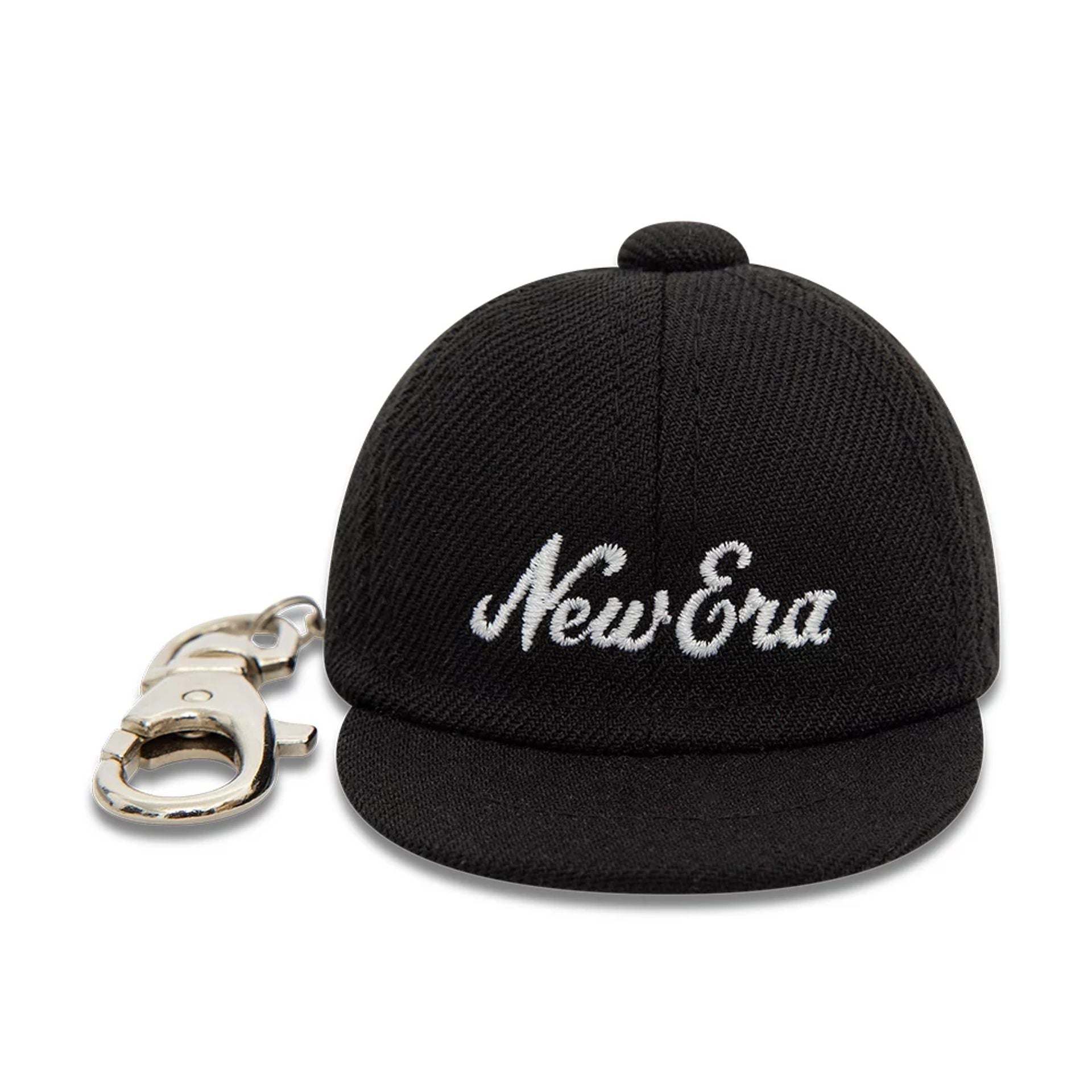 This is a New Era New Era Mini Cap Black Key Chain 3