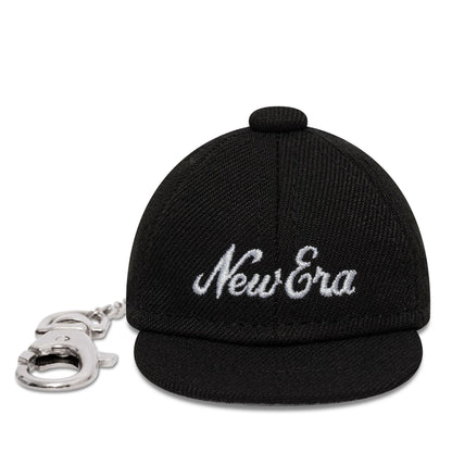 This is a New Era New Era Mini Cap Black Key Chain 3