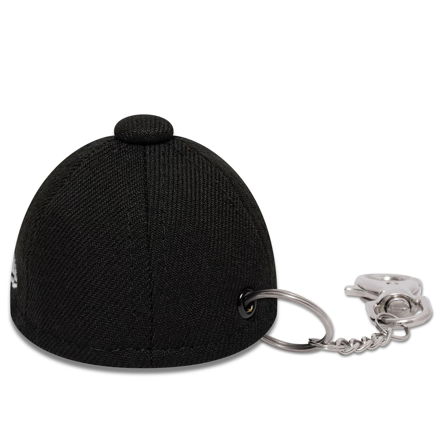 This is a New Era New Era Mini Cap Black Key Chain 2