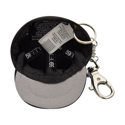 This is a New Era New Era Mini Cap Black Key Chain 5