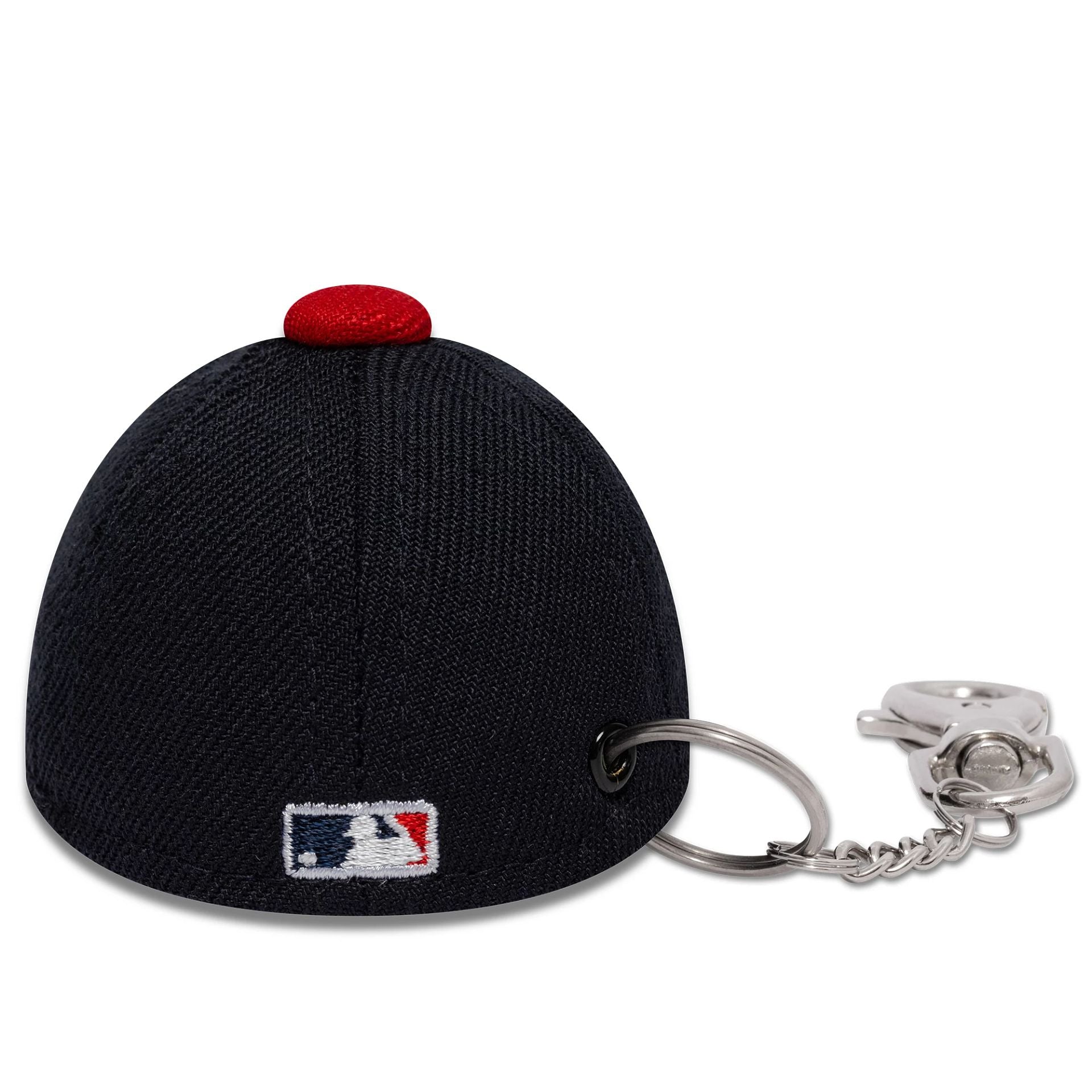 This is a Atlanta Braves MLB Mini Cap Navy Key Chain 4