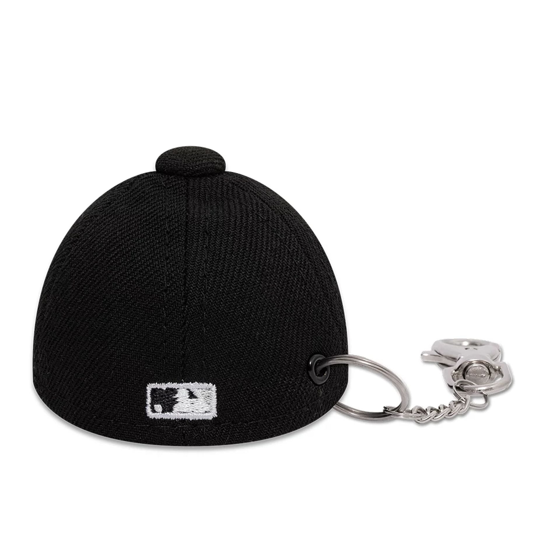 This is a Chicago White Sox MLB Mini Cap Black Key Chain 2