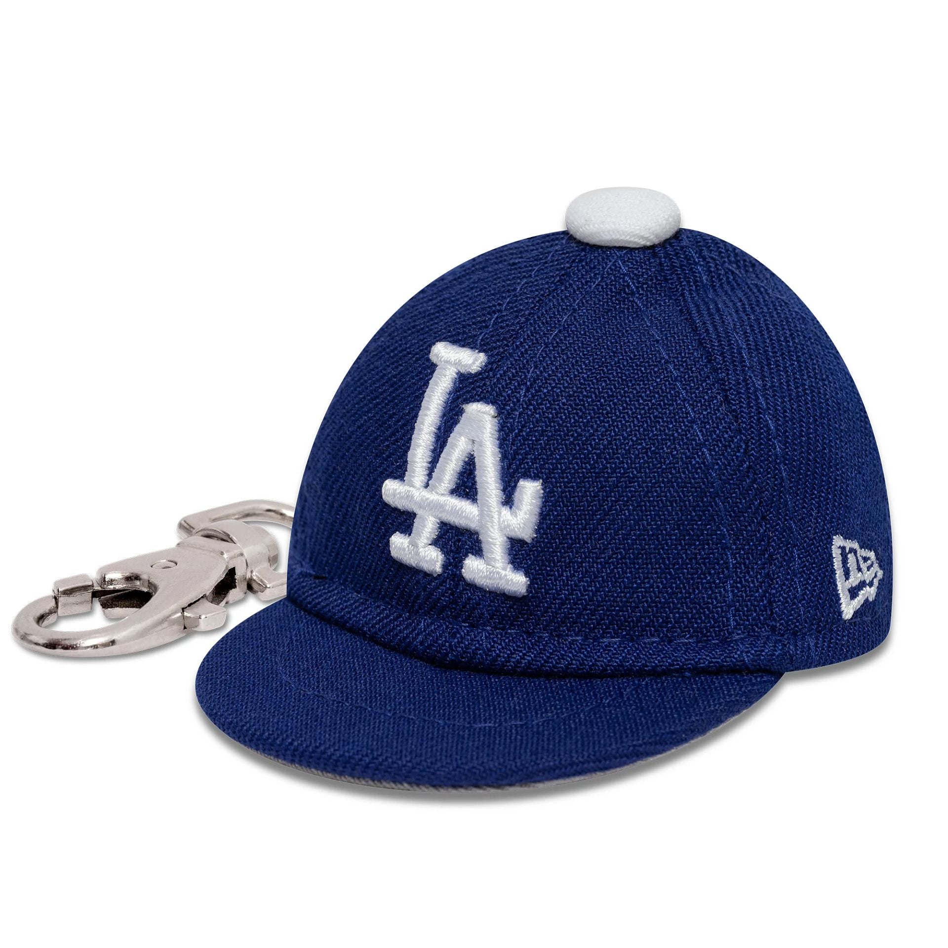 This is a LA Dodgers MLB Mini Cap Dark Blue Key Chain 1