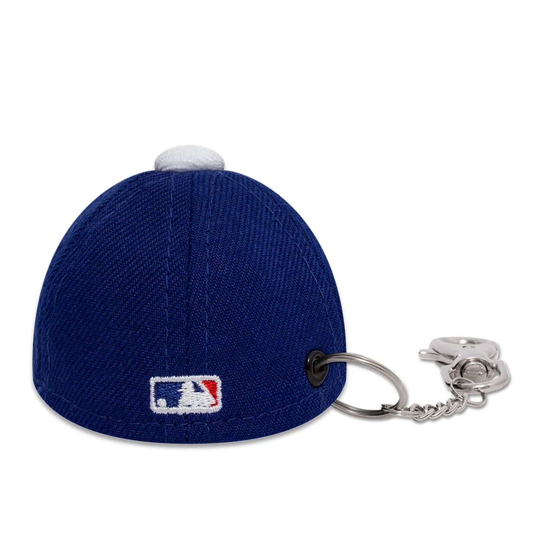 This is a LA Dodgers MLB Mini Cap Dark Blue Key Chain 4