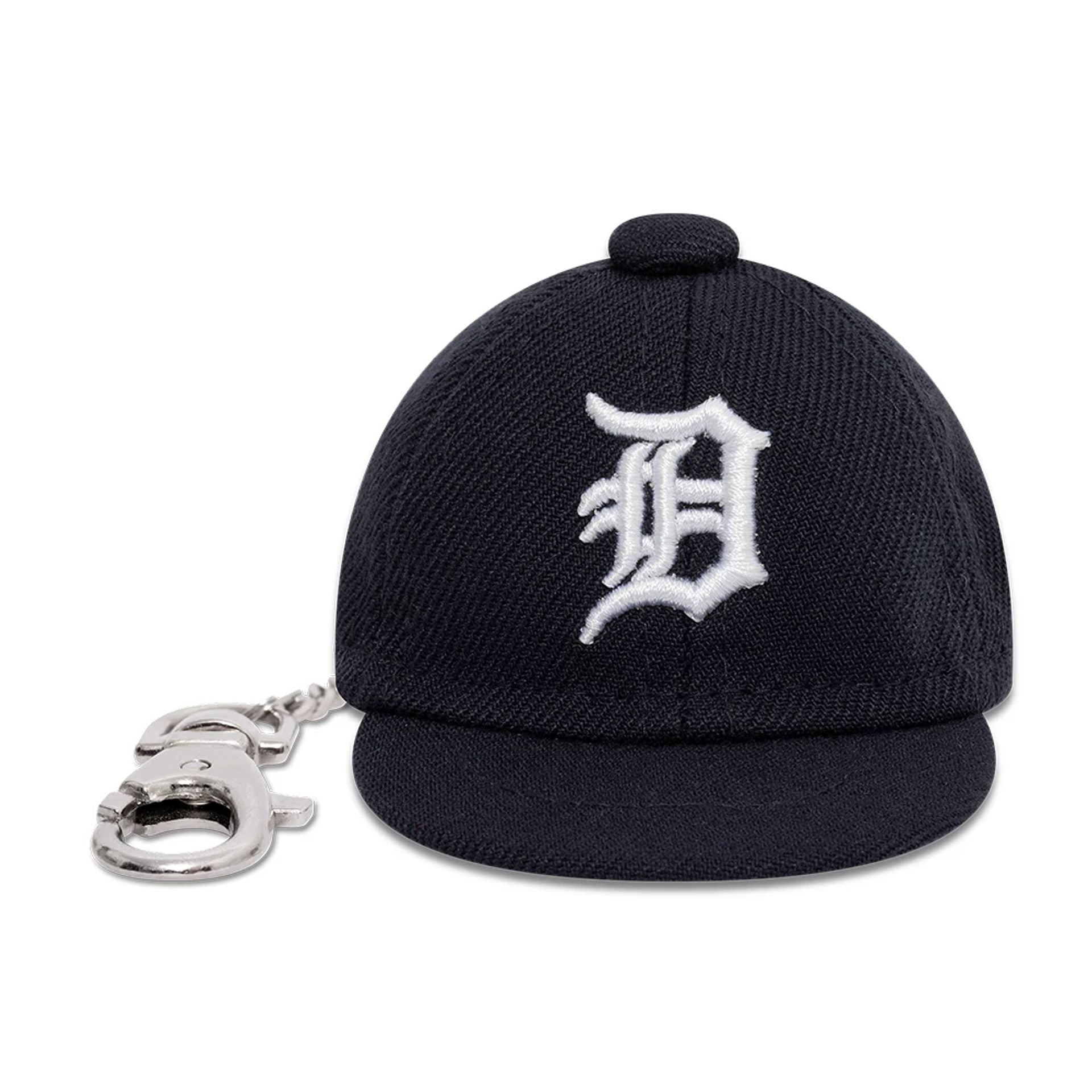 This is a Detroit Tigers MLB Mini Cap Navy Key Chain 2