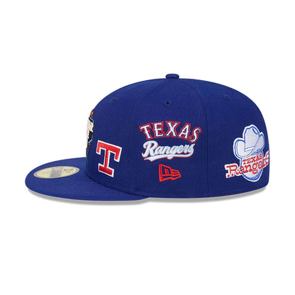 This is a Texas Rangers MLB All Star Game Multi Navy 59FIFTY Fitted Cap 7