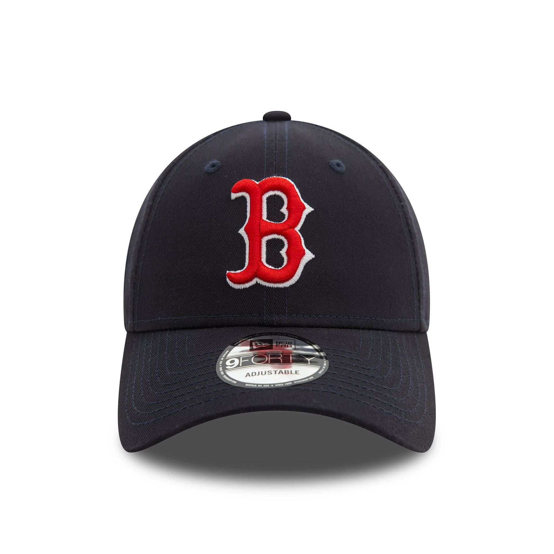 This is a Boston Red Sox MLB Side Patch Navy 9FORTY Adjustable Cap 2