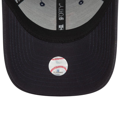 This is a Boston Red Sox MLB Side Patch Navy 9FORTY Adjustable Cap 5