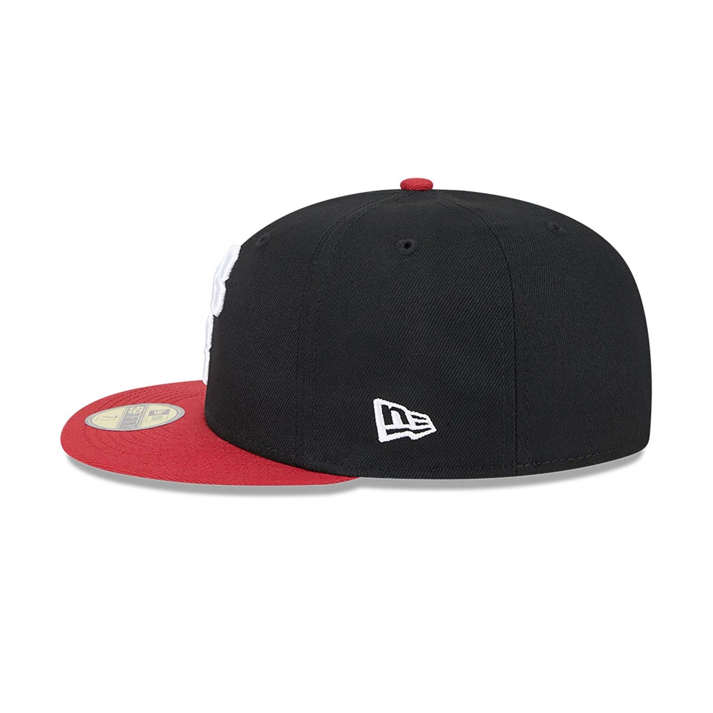 This is a Birmingham Black Barons Rickwood Black 59FIFTY Fitted Cap 7