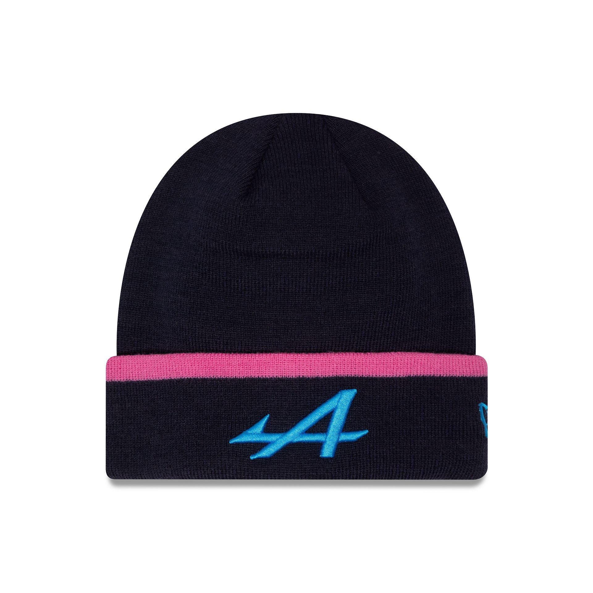 This is a Alpine Racing Navy Polyana Cuff Knit Beanie Hat 1