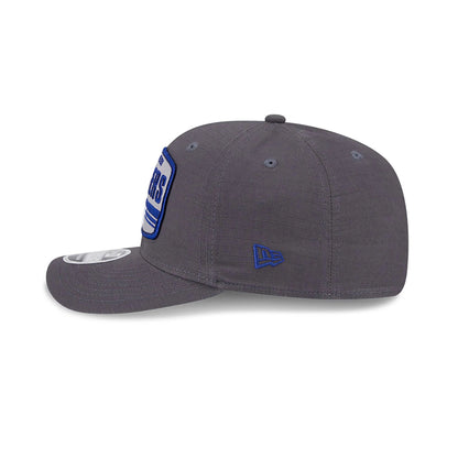 This is a LA Dodgers Team Elevated Dark Grey 9SEVENTY Stretch Snap Adjustable Cap 4