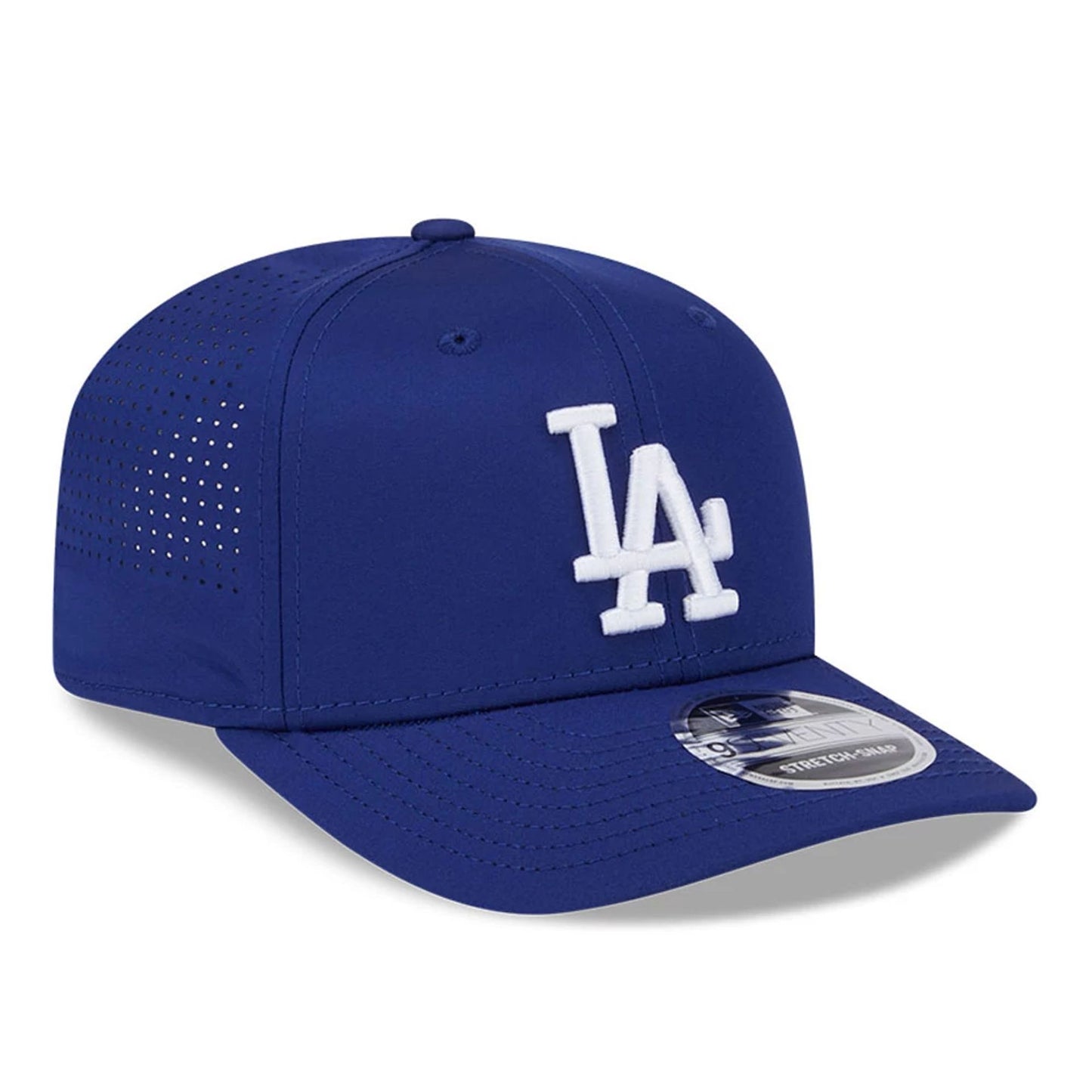 This is a LA Dodgers Performance Dark Blue 9SEVENTY Stretch Snap Adjustable Cap 4